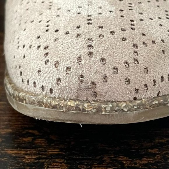 Dr. Scholl's Rate Wide Comfort Ankle Booties Putty Perforated Microfiber Wns 6 W - Picture 10 of 11